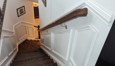Full Home Interior Painting in La Plata, MD - Looking down from the staircase