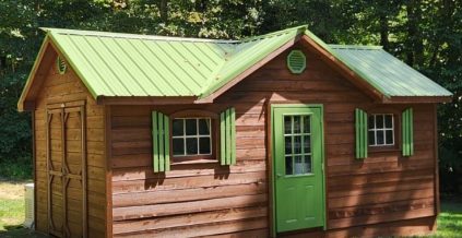 Outdoor Shed Painting