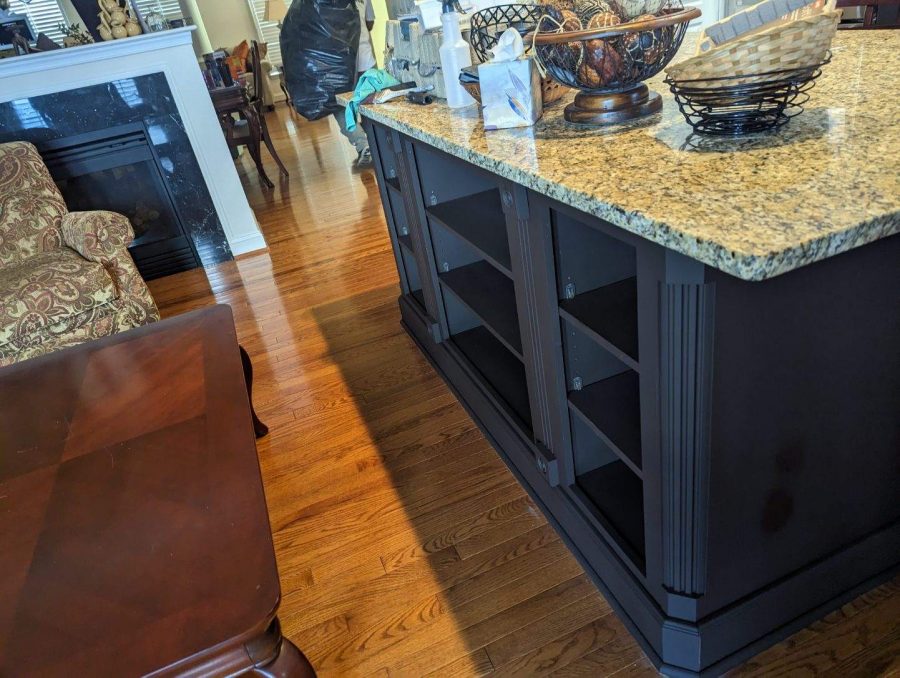 Kitchen Cabinet and Island Project - Close-up of the island Preview Image 3