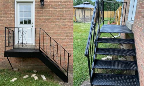 Exterior Staircase Painting