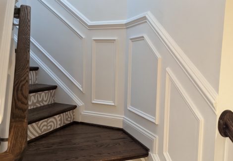 Full Home Interior Painting in La Plata, MD - From the bottom of the staircase