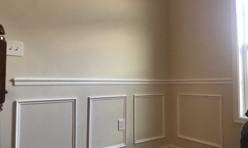 McDaniel Chair Rail and Shadow Box Install