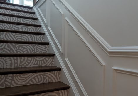 Full Home Interior Painting in La Plata, MD - Shadow boxes on steps