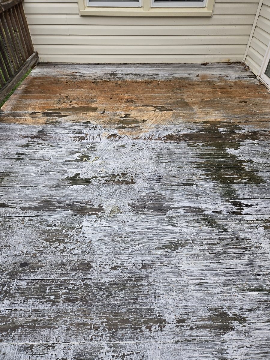 deck staining project progress picture Preview Image 4