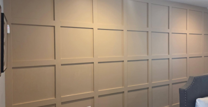 Accent Wall Installation and Painting