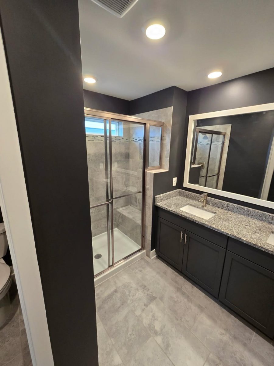 bathroom painted in SW iron ore Preview Image 2