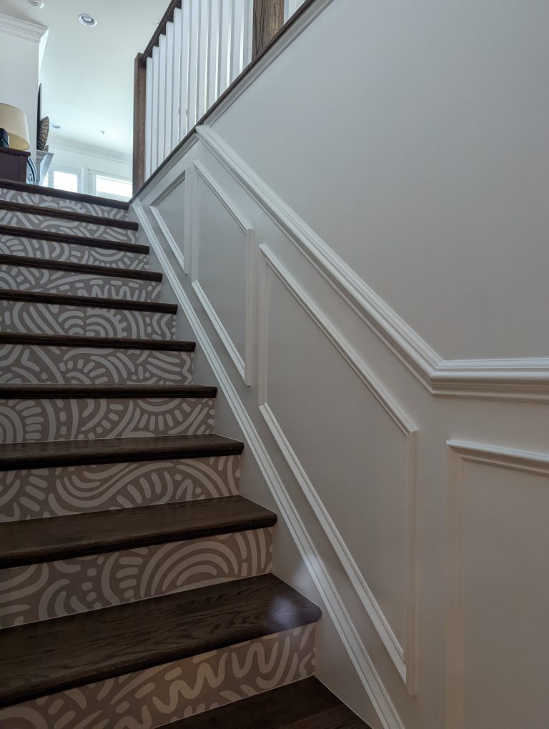 Full Home Interior Painting in La Plata, MD - Shadow boxes on steps Preview Image 6