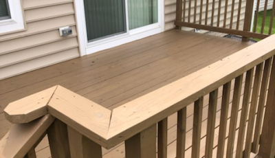 repainted porch in Hughesville, MD