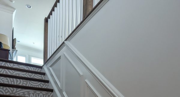 Full Home Interior Painting in La Plata, MD - Shadow boxes on steps