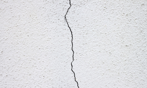 cracked stucco