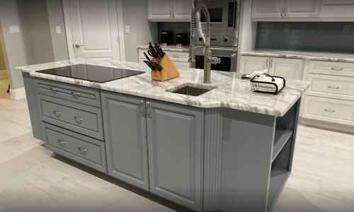 Matte Gray Cabinets