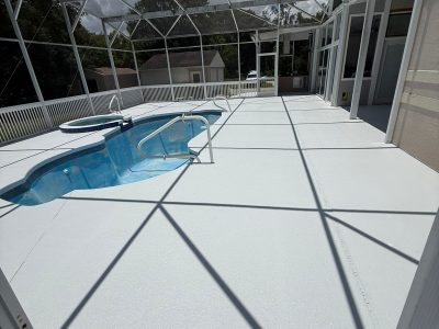 pool deck & walkway