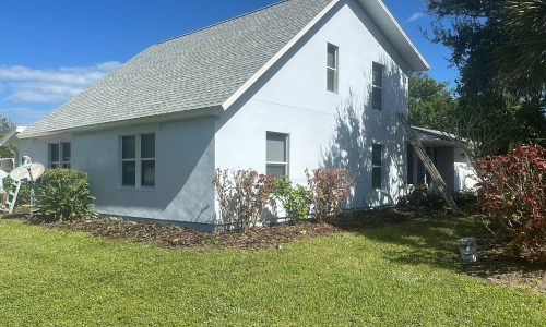 Clean White Exterior