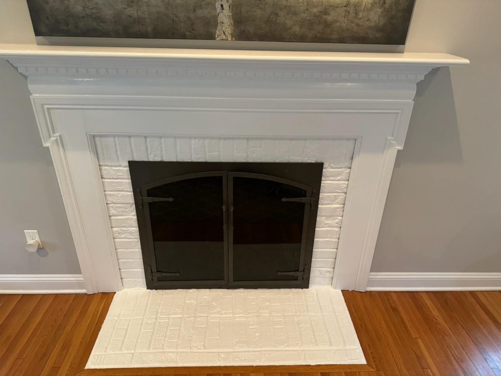 After Painting Fireplace