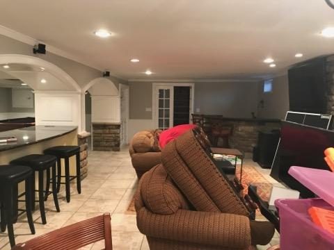 gray painted basement walls with white trim and ceiling Preview Image 7