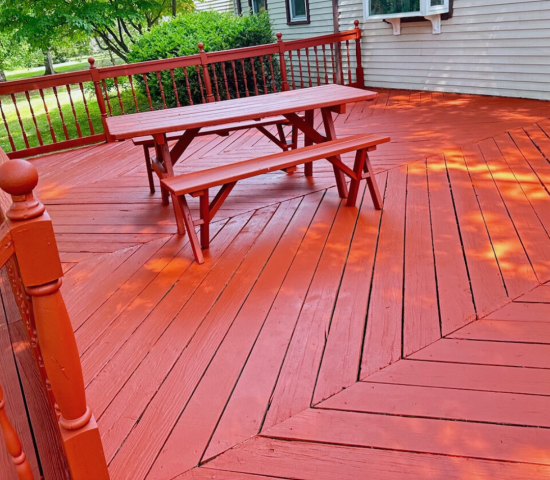 Refinished Deck