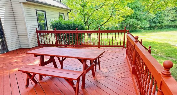 Completed & Painted Deck