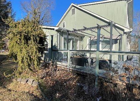 house exterior before painting