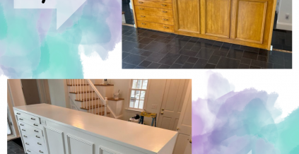 Cabinet Painting Project in Princeton