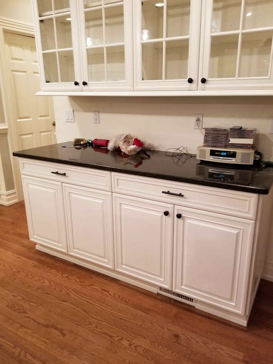 Interior kitchen and cabinet painting by CertaPro house painters in Hopewell, NJ