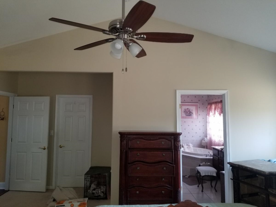 tan painted master bedroom walls with white painted ceiling and trim Preview Image 1