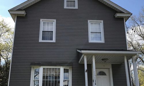 Dark Gray Home Exterior Painting