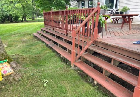 Front of the Deck (Before)