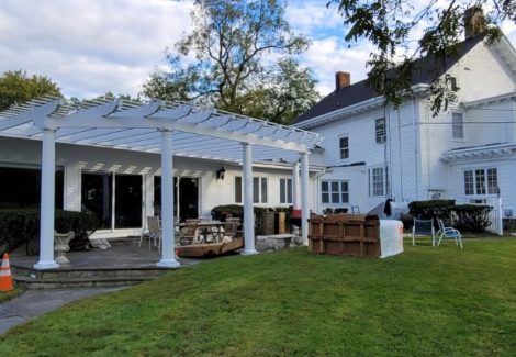 After photos of back patio in Trenton, NJ