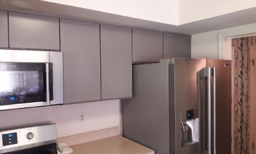Kitchen Cabinet Painting Project