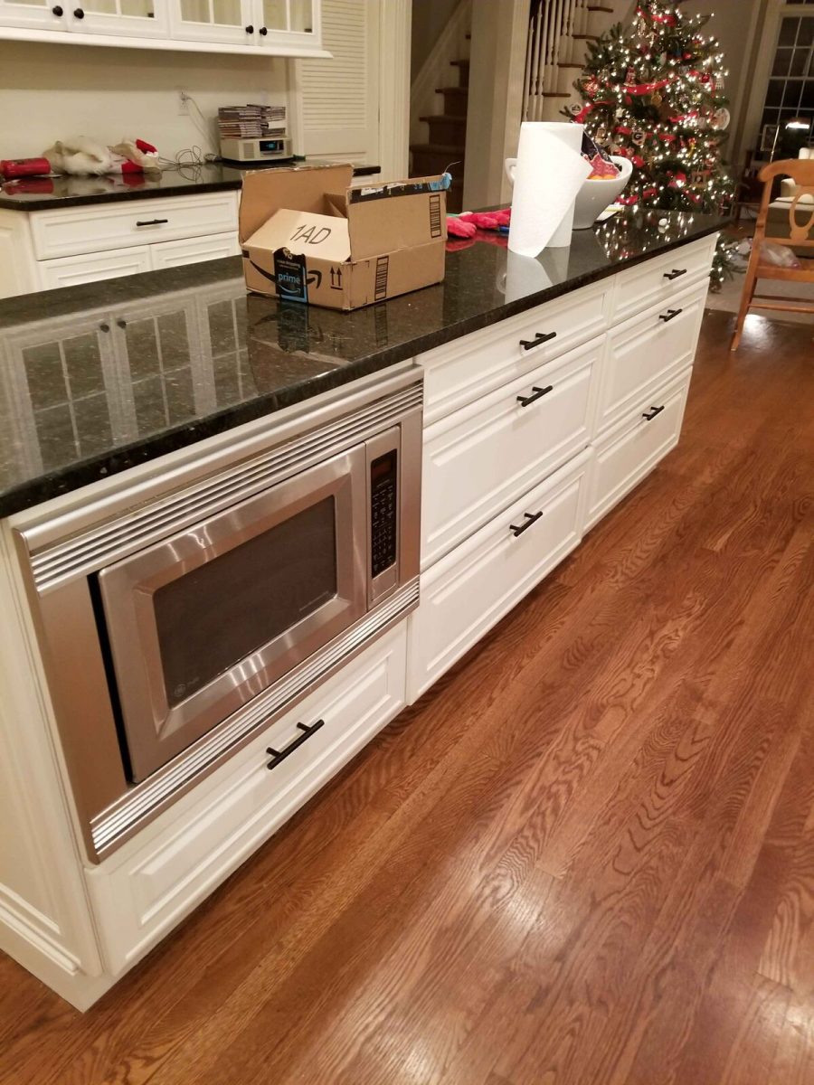 Interior cabinet painting by CertaPro house painters in Hopewell, NJ