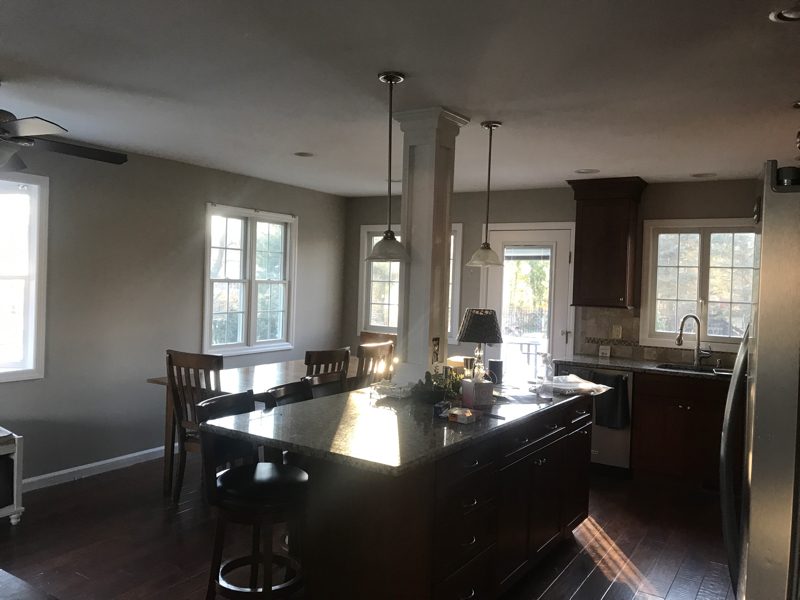 Kitchen and Living Room Painting in West Windsor, NJ