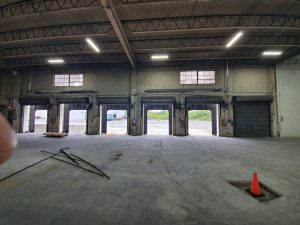 mc packing warehouse interior painting