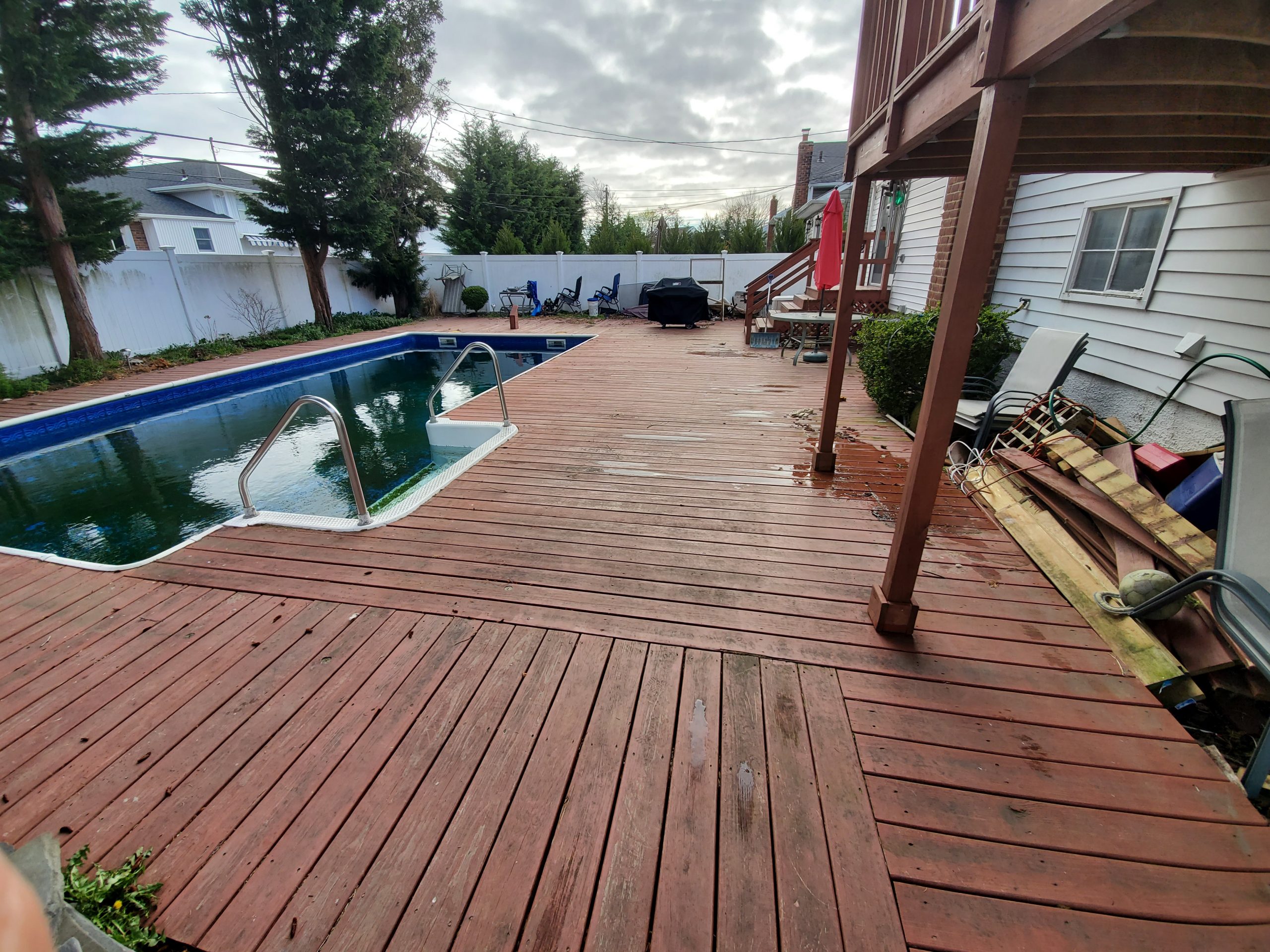 Deck – Before & After Before