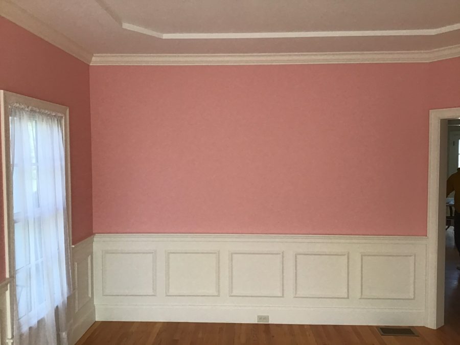 Bright Pink Dining Room Sudbury, MA Preview Image 5