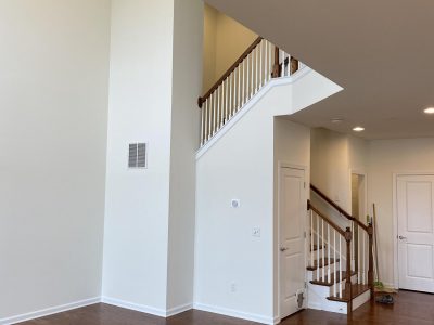 Classic White painted stairs