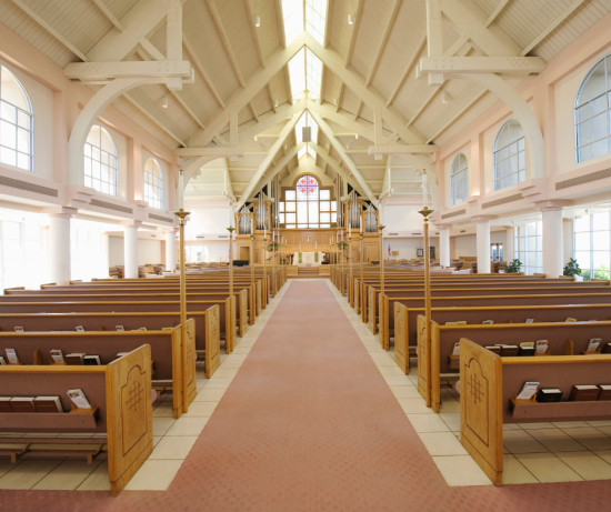 church facility stock image