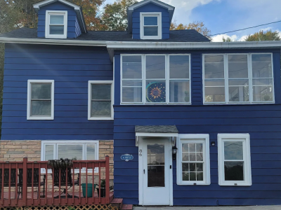 Blue House Painting in Middletown, NY