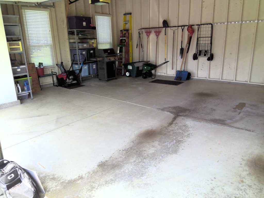Garage Floor Refresh Before