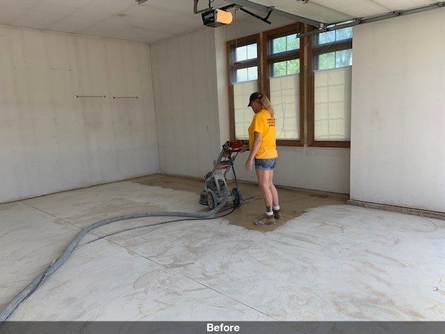 In progress completion of garage floor Preview Image 6