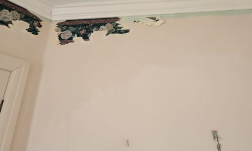 Wallpaper Removal Case Study Before Photo