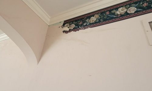 Wallpaper Removal Case Study Before Photo