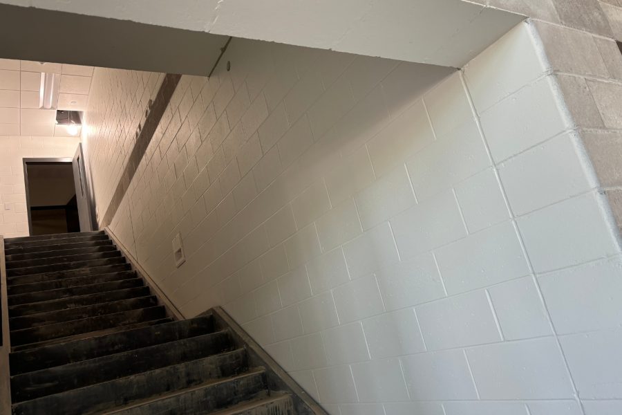Cudahy Fire Station stairwell being prepared for painting Preview Image 6
