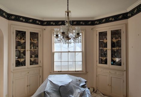 Wallpaper Removal Case Study Before Photo