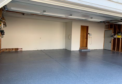 Polyurea floor coating