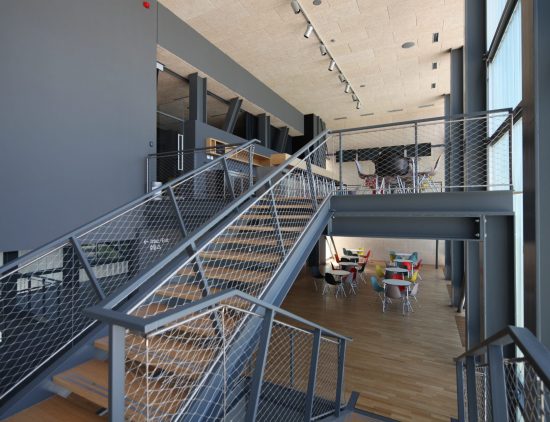 college interior common area painting