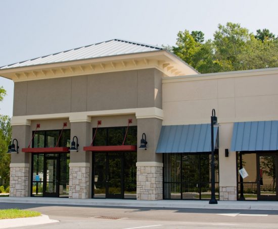 retail storefront exterior painting services