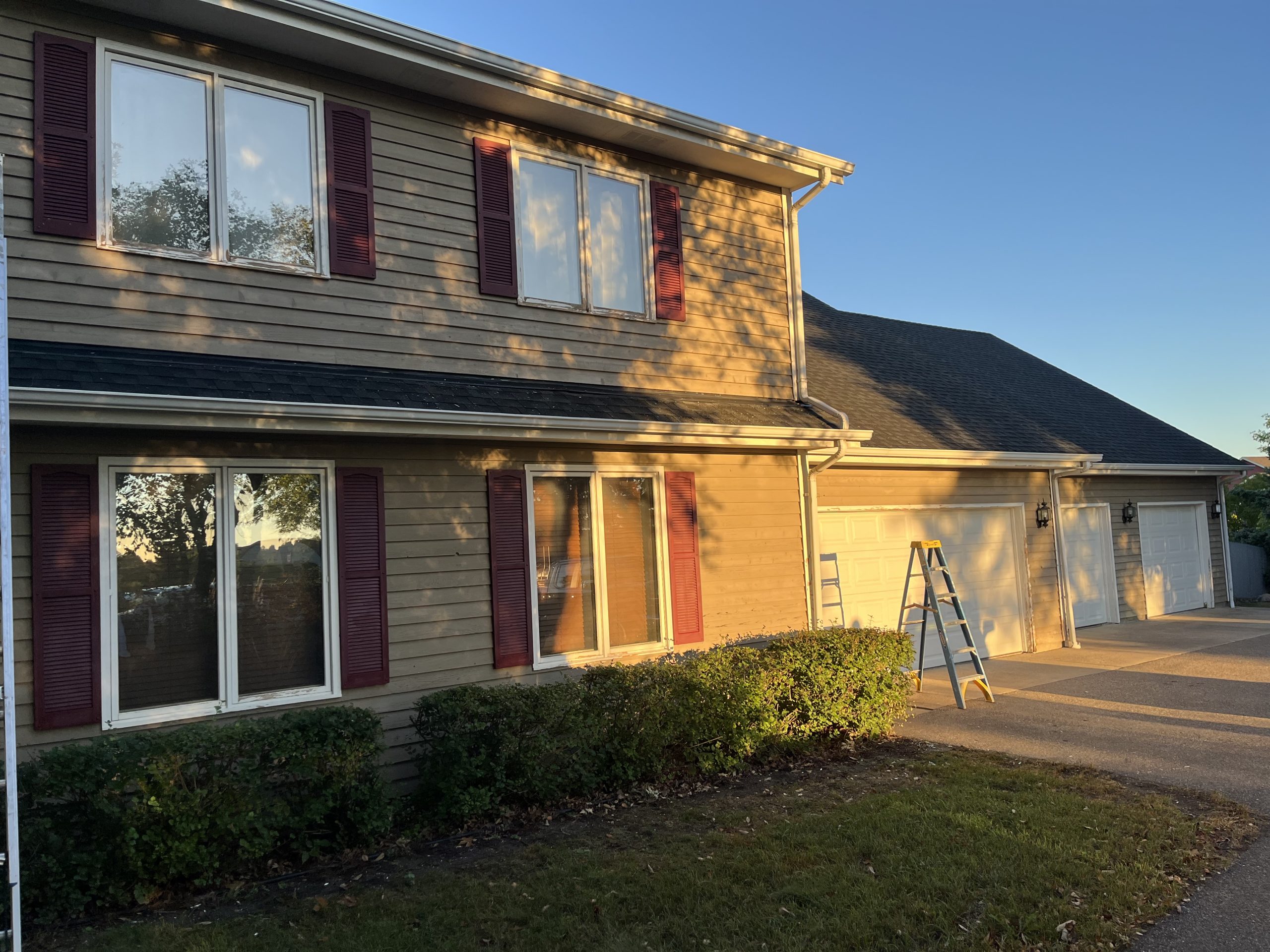 Exterior House Repainting in Plymouth Before