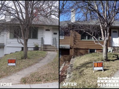 deephaven exterior house painting before and after