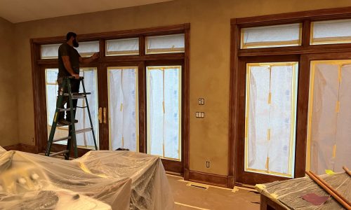 The dining room before...