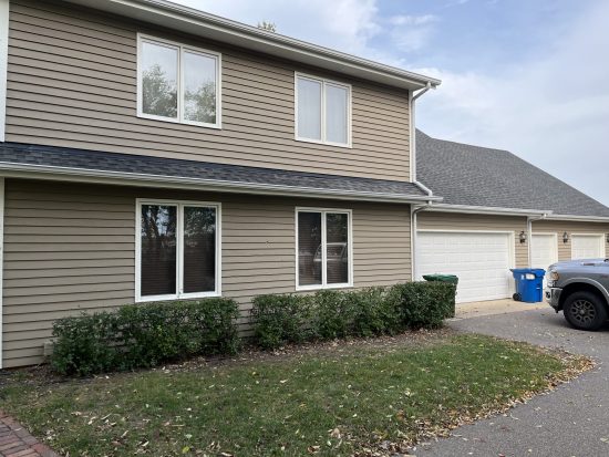 Exterior of a home after repainting in Plymouth, MN